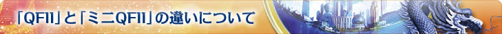 「QFII」と「ミニQFII」の違いについて